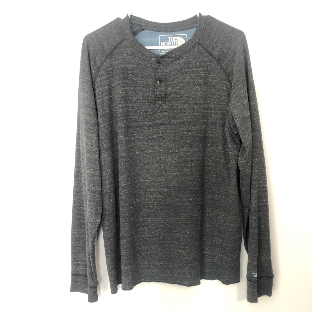The North Face Longsleeve T shirt Gray Large
